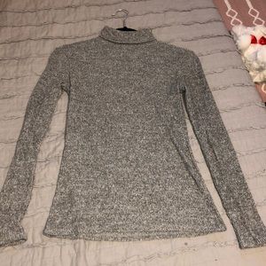 Grey Turtleneck